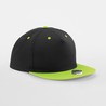 Cap - mod. B610c:Black, 100% cotton, Lime Green, One Size